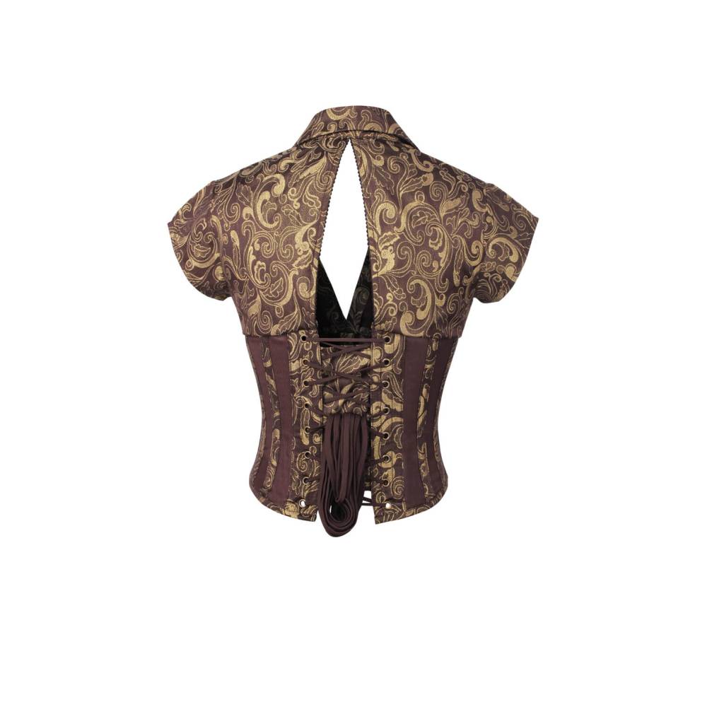 Attitude Corsets - Ivy Haut corset - Couleur or